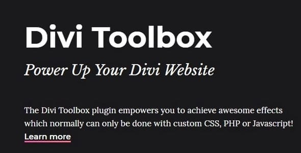 Divi Toolbox – Powerful Tools to Customize the Divi Theme