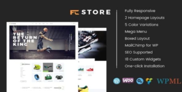 FcStore - Sports, Fitness WooCommerce Theme