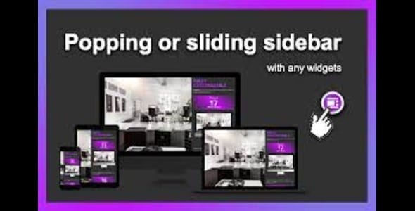 Popping or Sliding Sidebar with any Widget WordPress Plugin