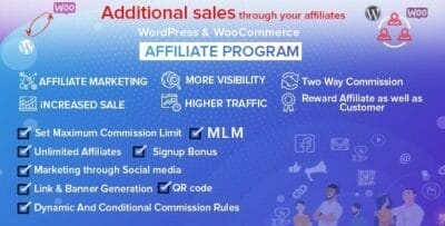 Wordpress &Amp; Woocommerce Affiliate Program