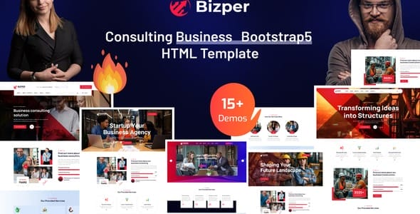 Business Consulting Bootstrap5 HTML Template – Bizper