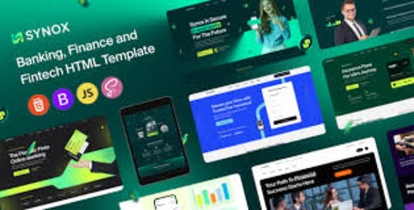 Synox – Banking, Finance & Fintech HTML Template