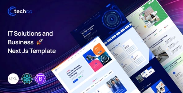Techco – IT Solutions & Business Next Js Template