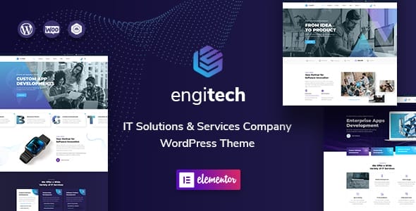 Engitech IT Solutions and Services WordPress Theme