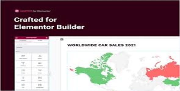 Interactive World Map for Elementor