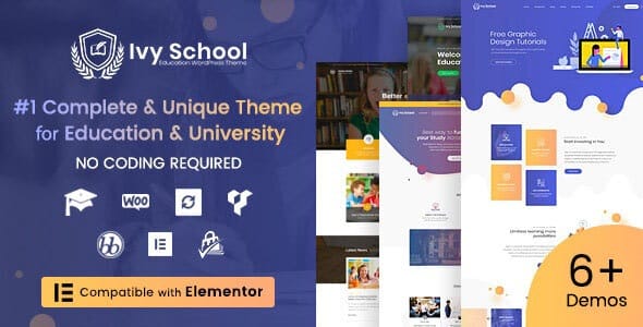 Ivy School Education University and School WordPress Theme