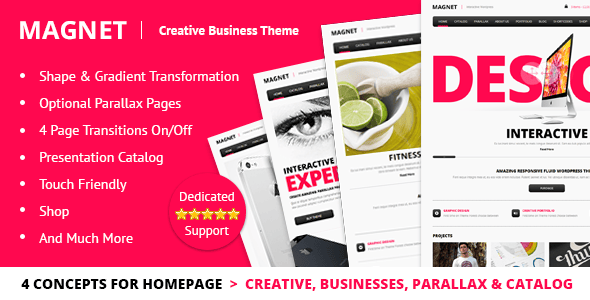 Magnet - Creative Business WordPress Theme