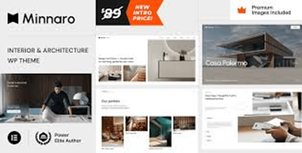 Minnaro – Interior Design and Architecture WordPress Theme