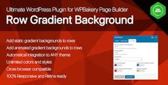 Row Gradient Background for WPBakery Page Builder