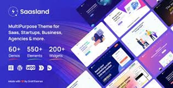 Saasland – MultiPurpose WordPress Theme for Startup