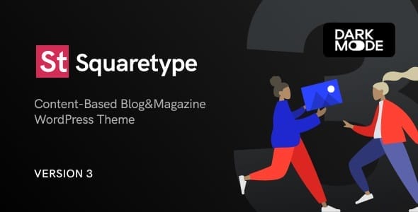 Squaretype Modern Blog WordPress Theme
