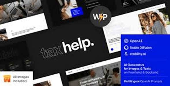 Tax Help – Finance & Accounting Adviser WordPress Theme