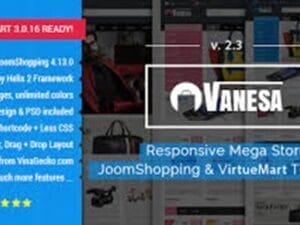 Vanesa - Mega Store Responsive Joomla Template