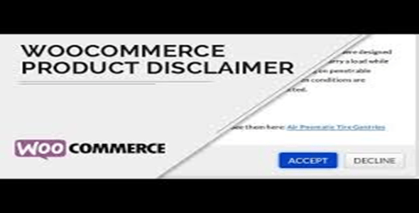 Woocommerce Product Disclaimer