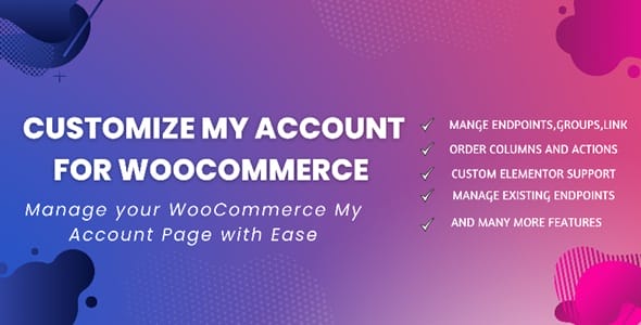Customize My Account for WooCommerce
