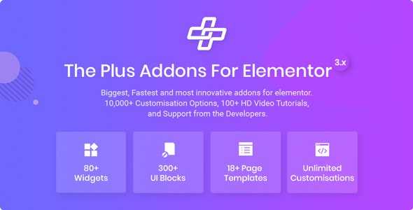 The Plus Addon for Elementor Page Builder Plugin