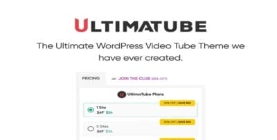 UltimaTube WP-Script Theme License Key