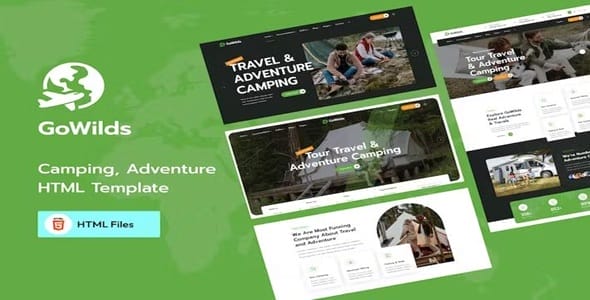 Gowilds – Travel & Tour Booking HTML Template Latest Version