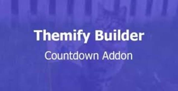 Themify Builder Countdown Addon (1) Themify Builder Countdown Addon License Key